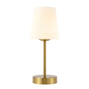 JONATHAN Y Lighting Carson 13" Tall LED Buffet Table Lamp Brass Gold