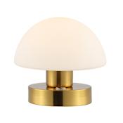 JONATHAN Y Lighting Zoe 6" Tall LED Buffet Table Lamp Brass Gold
