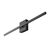 JONATHAN Y Lighting Vara 4" Tall LED Outdoor Wall Sconce Black