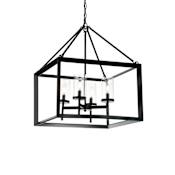 JONATHAN Y Lighting Anna 4 Light 21" Wide LED Taper Candle Pendant Oil Rubbed Bronze