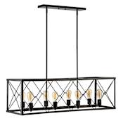 JONATHAN Y Lighting Galax 8 Light 39" Wide LED Chandelier Oil Rubbed Bronze