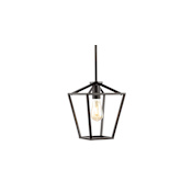 JONATHAN Y Lighting Grace 8" Wide LED Mini Pendant Oil Rubbed Bronze