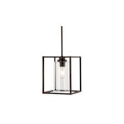 JONATHAN Y Lighting Quinn 8" Wide LED Mini Pendant Oil Rubbed Bronze