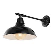 JONATHAN Y Lighting Wallace 13" Tall LED Outdoor Wall Sconce Black