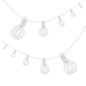 JONATHAN Y Lighting StringLight 25' 10 Light Clear LED String Lights White
