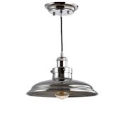 JONATHAN Y Lighting Felix, Bedford 11" Wide LED Pendant Chrome