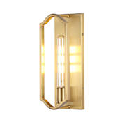 JONATHAN Y Lighting Chloe 14" Tall LED Wall Sconce Brass Gold