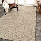 JONATHAN Y Lighting Natural Fiber 7-3/4' x 10' Jute Solid Indoor Area Rug Ivory