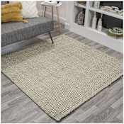 JONATHAN Y Lighting Natural Fiber 5' x 5' Jute Solid Indoor Square Area Rug Gray