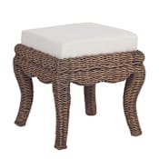 JONATHAN Y Lighting Rowan 19" Wide Vanity Stool Black Wash