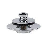 Jones Stephens 15/16" Brass Lift and Turn Style Tub Stopper Chrome Plated