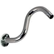 Jones Stephens 11-1/8" Stainless Steel Shower Arm Riser with Flange Chrome Plated