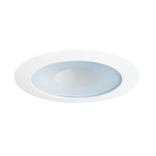 Juno Lighting 4" Trim 4" Shower Trim with Frosted Glass Lens Frosted / White