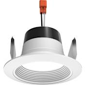 Juno Lighting Contractor Select 4RLD 4" Integrated LED Baffle Recessed Trim - 3000K - 600 Lumens White