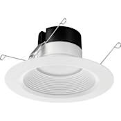 Juno Lighting Contractor Select E-Series 5/6" High Lumen Integrated LED Baffle Recessed Trim White