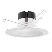 Juno Lighting Contractor Select E-Series 5/6" High Lumen Integrated LED Smooth Recessed Trim - Pack of 6 White