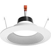 Juno Lighting Contractor Select 6RLD 6" Integrated LED Baffle Recessed Trim - 3000K - 1000 Lumens White
