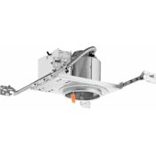 Juno Lighting Pack of (6) - Contractor Select New Construction Recessed Housing for 4" Trims - Airtight Gray
