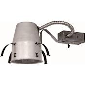 Juno Lighting Pack of (6) - Contractor Select Remodel Recessed Housing for 4" Trims - Airtight Gray
