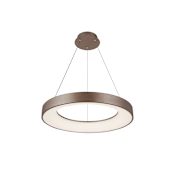 Justice Design Group Acryluxe 15" Wide LED Pendant Light Bronze