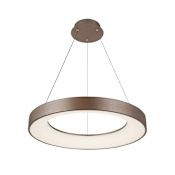 Justice Design Group Acryluxe 19" Wide LED Pendant Light Bronze