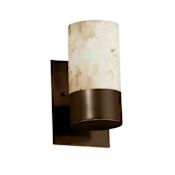 Justice Design Group Wall Sconce from the Alabaster Rocks! Collection Dark Bronze