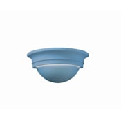 Justice Design Group Ambiance 5" Tall LED Wall Sconce Sky Blue