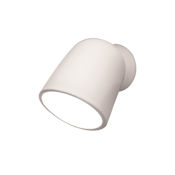 Justice Design Group Ambiance 8" Tall LED Wall Sconce Bisque