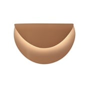 Justice Design Group Ambiance Collection - Petal 9" Tall LED Wall Sconce Adobe