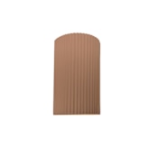 Justice Design Group Ambiance 10" Tall LED Wall Sconce Adobe