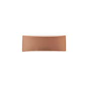 Justice Design Group Ambiance 5" Tall Wall Sconce Adobe