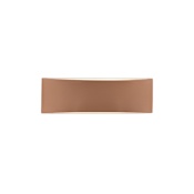 Justice Design Group Ambiance 5" Tall LED Wall Sconce Adobe