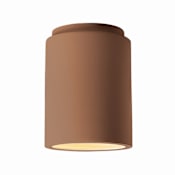 Justice Design Group Radiance 7" Wide LED Flush Mount Ceiling Fixture Adobe
