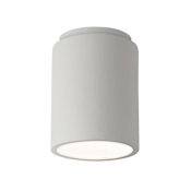 Justice Design Group Radiance 7" Wide Flush Mount Ceiling Fixture Bisque