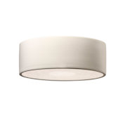 Justice Design Group Radiance 8" Wide Flush Mount Drum Ceiling Fixture Bisque