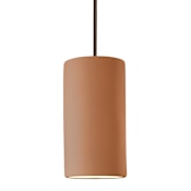 Justice Design Group Radiance 7" Wide Mini Pendant Dark Bronze
