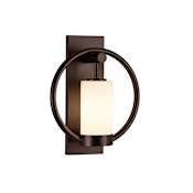 Justice Design Group Redondo 15" Tall Outdoor Wall Sconce - Bulb Included Dark Bronze