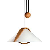 Justice Design Group Domus 22" Cone Pendant Wood