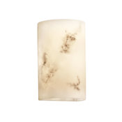 Justice Design Group 2 Light Faux Alabaster Wall Sconce from the LumenAria Collection Faux Alabaster