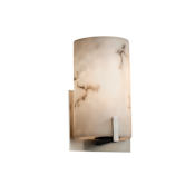 Justice Design Group LumenAria 5.5" Century 1 Light LED ADA Compliant Wall Sconce Brushed Nickel