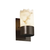 Justice Design Group LumenAria 5" Dakota 1 Light Wall Sconce Dark Bronze