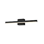 Justice Design Group Lineari 16" Wide 3000K LED Wall Sconce Matte Black