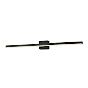 Justice Design Group Lineari 32" Wide 3000K LED Wall Sconce Matte Black