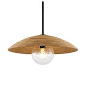 Justice Design Group Caribe 18" Wide Pendant Matte Black