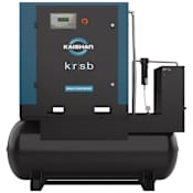 Kaishan 20 HP 120 Gal 160 Max PSI Stationary Electric (460 Volt 3 Phase) Rotary Air Compressor with Dryer N/A