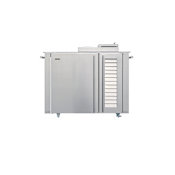 Kalamazoo 49 Inch Wide 1275 Sq. In. Cook Area Charcoal Smoker with Computer Controlled Blower System Stainless Steel