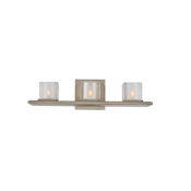Kalco Naples 3 Light 20" Wide Bathroom Vanity Light Satin Nickel