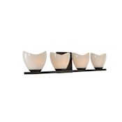 Kalco Vero 4 Light 27" Wide ADA Bathroom Vanity Light English Bronze