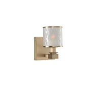 Kalco Destin 7" Tall Bathroom Sconce Brushed Bronze