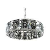 Kalco Giada 8 Light Pendant Dark Bronze
